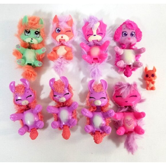 Little Live Scruff Surprise Vet Rescue Figures ONLY lot of 9 Cat Dog Llama - Picture 1 of 8